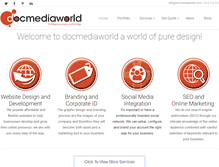 Tablet Screenshot of docmediaworld.com